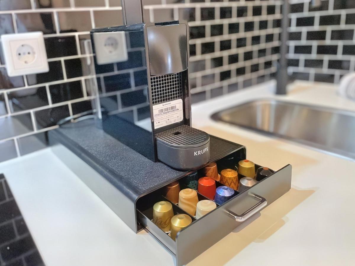 Milpau Recklinghausen1 - Modernes Und Zentrales Premium-Apartment Mit Queensize-Bett, Netflix, Nespresso, Smart-Tv Und Privatparkplatz Exteriör bild